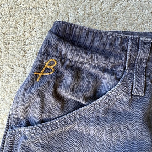 Birdwell Beach Britches Twill Crop Pants Made USA Size 30x24.5 $128 - Picture 7 of 15